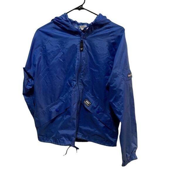 Helly Hansen blue raincoat with taped seams in excellent condition! No flaws! Xs - Picture 1 of 4